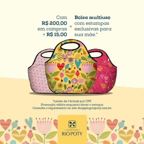 Promoção do Dia das Mães premia clientes do Shopping Rio Poty