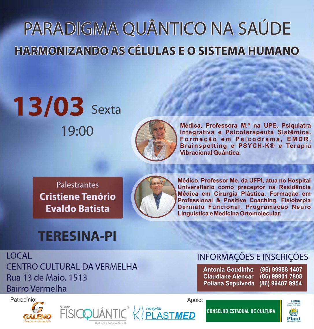 Conselho de Cultura promove palestra sobre o paradigma quântico na saúde